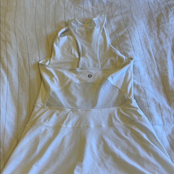 Lululemon Athletica White Quarter-Zip Dress - Picture 4 of 4